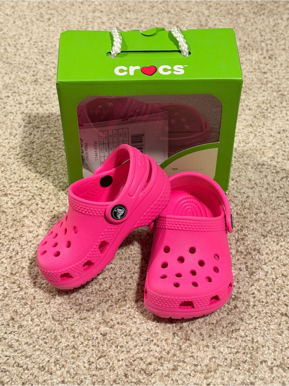 CROCS Kids Classic Clog - Hot Pink
